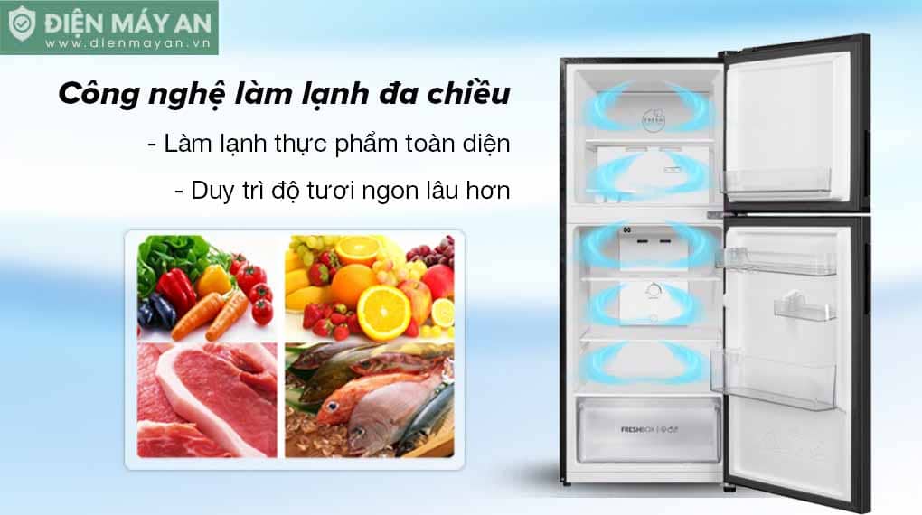 Tủ lạnh Aqua Inverter 189 lít AQR-T220FA(FB)